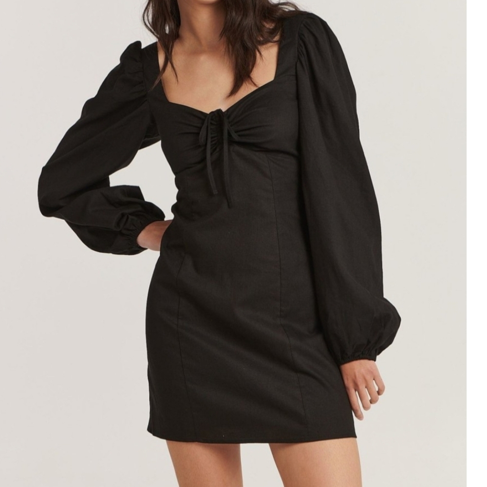 NWT Anthropologie Charlie Holiday Andrea Black Dress